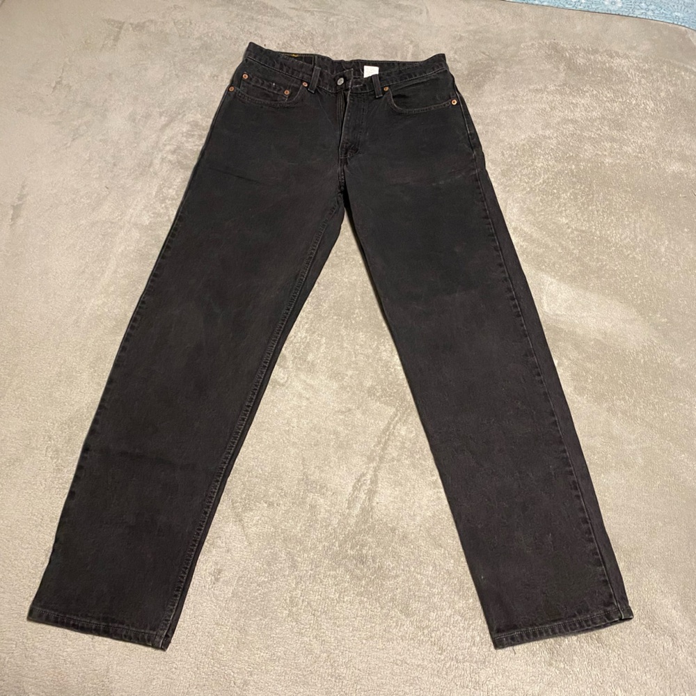 Classic Black Straight Men's Levi's 550 Jeans